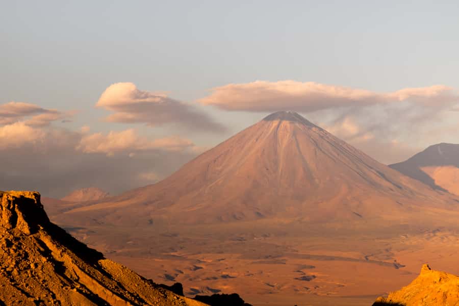 Andean Saltflats full-day with breakfast and lunch - Licancabur volcano and its clean, sharp shape
