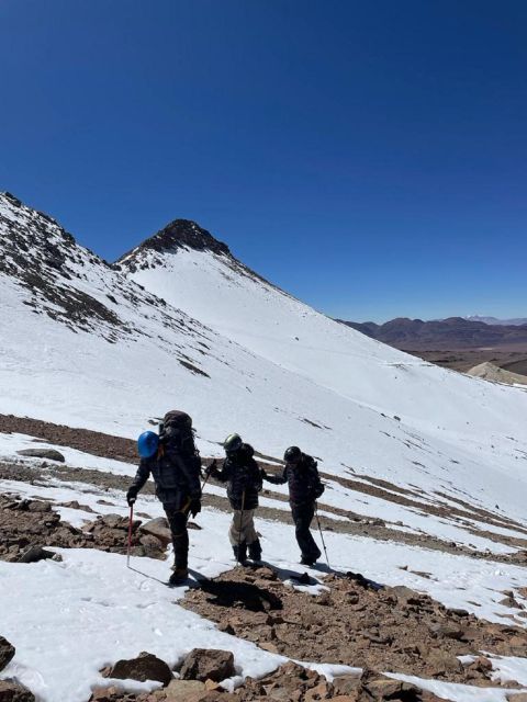 ASCENT TO VOLCANO CERRO TOCO OF 5604masl - The summit view over desert and volcanoes