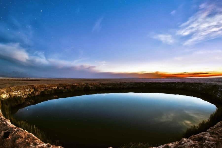 Atacama Desert: Floatation in Laguna Cejar and Sunset - Ojos del Salar: two freshwater eyes in the desert