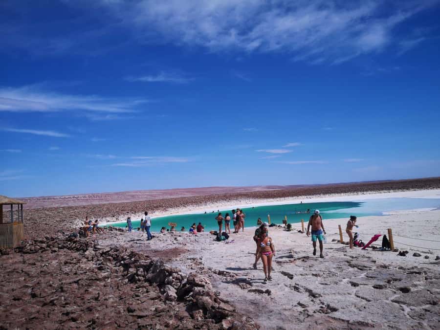 Baltinache Lagoons PM - Entering one lagoon: what to bring