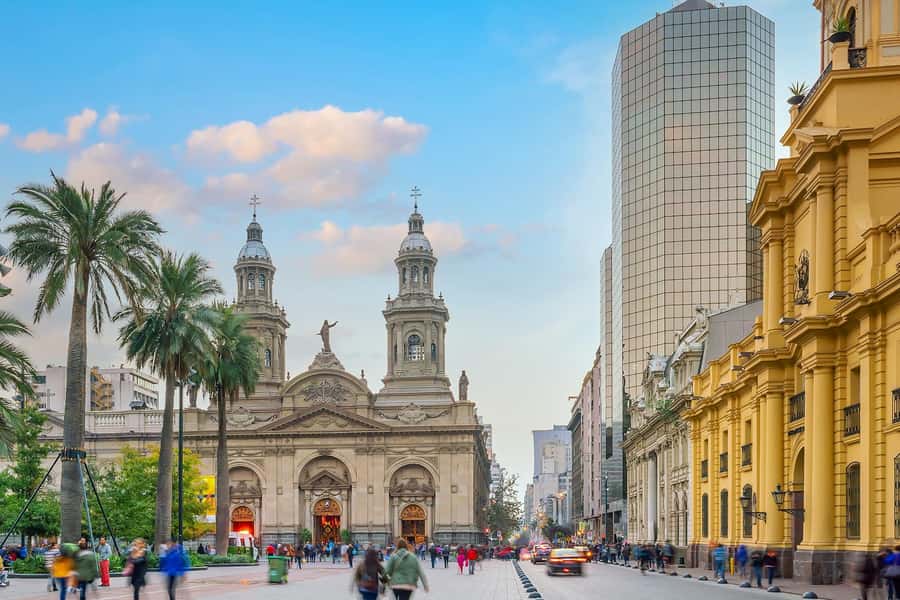Discover Santiago, where modernity merges with history - Starting at Bicentenario Park and the Costanera Center
