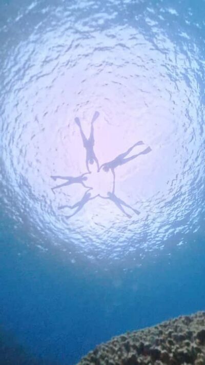 Snorqueling tour on coral reefs