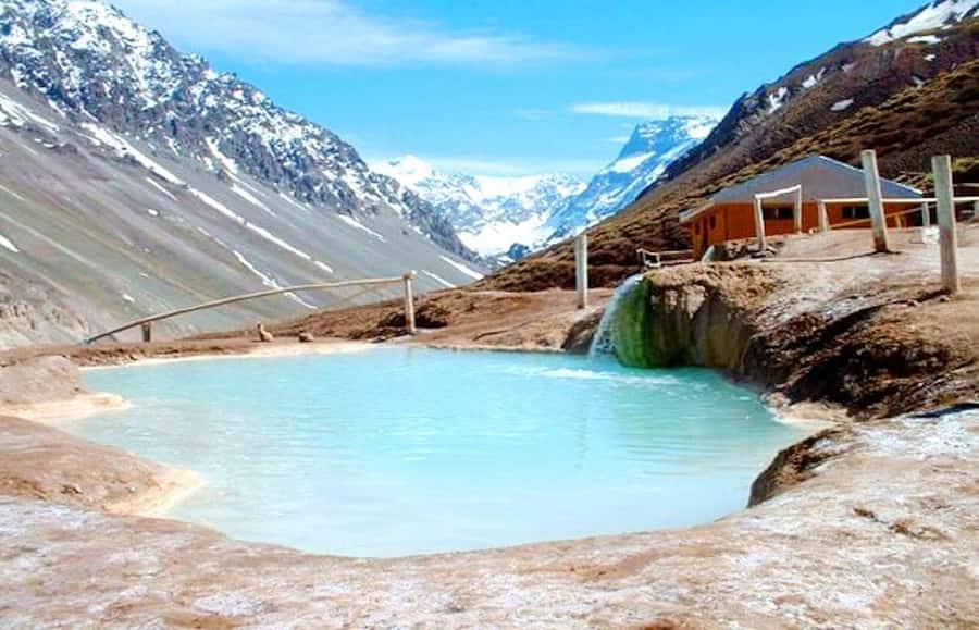 Embalse el Yeso + Termas de Colina with picnic - Full day - Key points at a glance