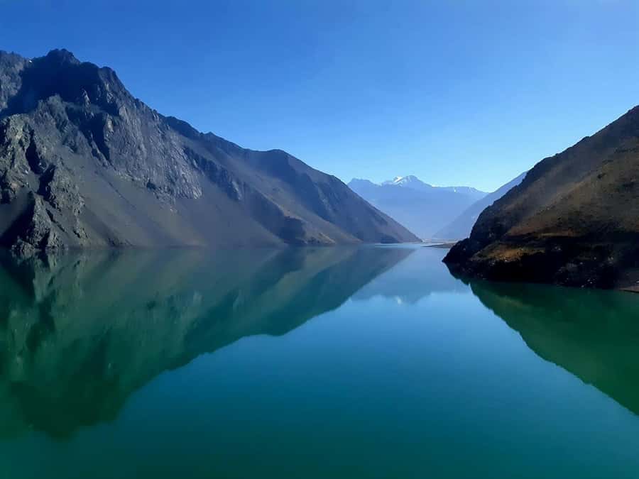 Embalse el Yeso + Termas de Colina with picnic - Full day - Leaving Santiago for Cajón del Maipo