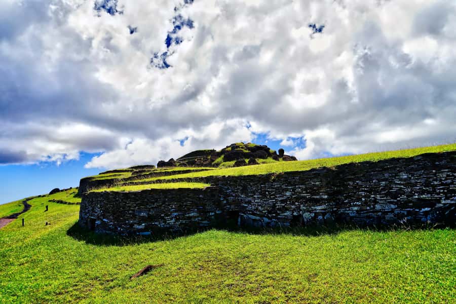 From Hanga Roa: Easter Island Highlights 2-Day Tour - Day two: Orongo, Vinapu, and Puna Pau