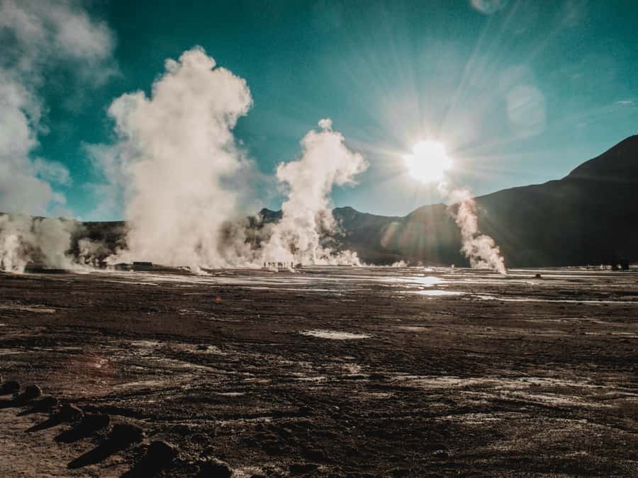 From San Pedro de Atacama: El Tatio Geyser Field & Wetlands - Breakfast in the cold Altiplano air
