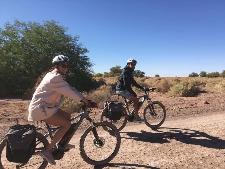 From San Pedro de Atacama: Laguna Cejar E-biking Adventure - The Open Desert Views Make the Ride Special