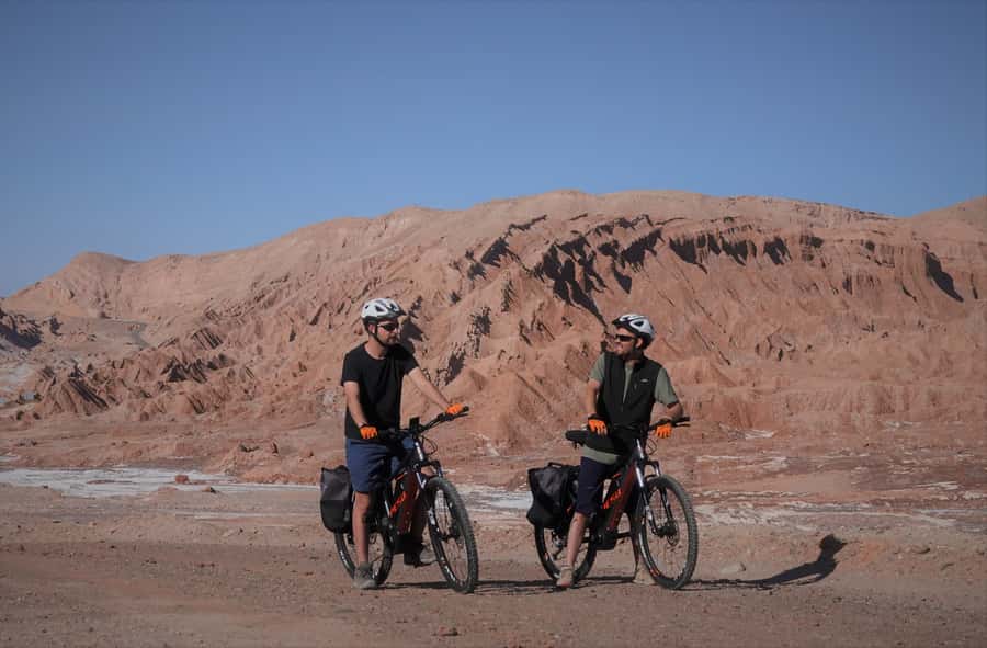 From San Pedro de Atacama: Moon Valley E-Bike Tour - From hotel pickup to the first pedal strokes