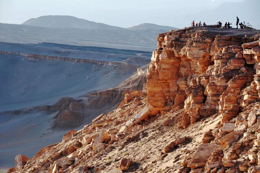 From San Pedro de Atacama: Small group to Moon Valley - The Major Dune and the scale of the Atacama