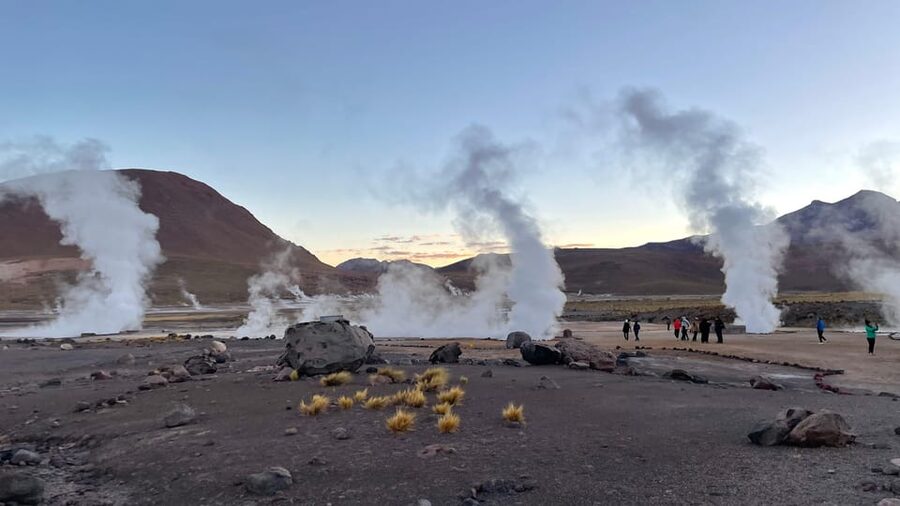 From San Pedro de Atacama: Tatio Geysers and Machuca Tour - Machuca wetland and the small adobe village