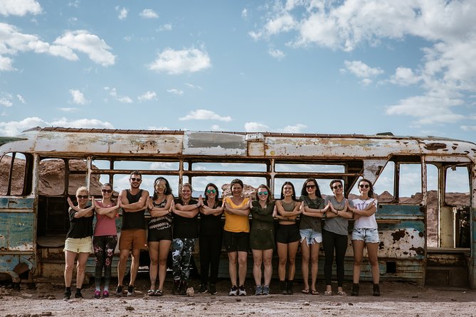 Full Atacama - SORBAC (private groups) - Day One: Magic Bus, Salt Mines, and Floating in Baltinache