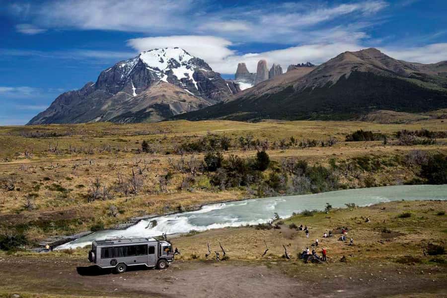 Full-day excursion to Torres del Paine National Park - Crossing into Chile at Cancha Carrera