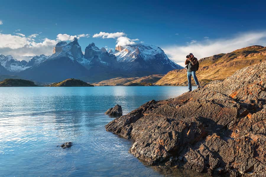 Full-day excursion to Torres del Paine National Park - Cuernos del Paine and Laguna Amarga
