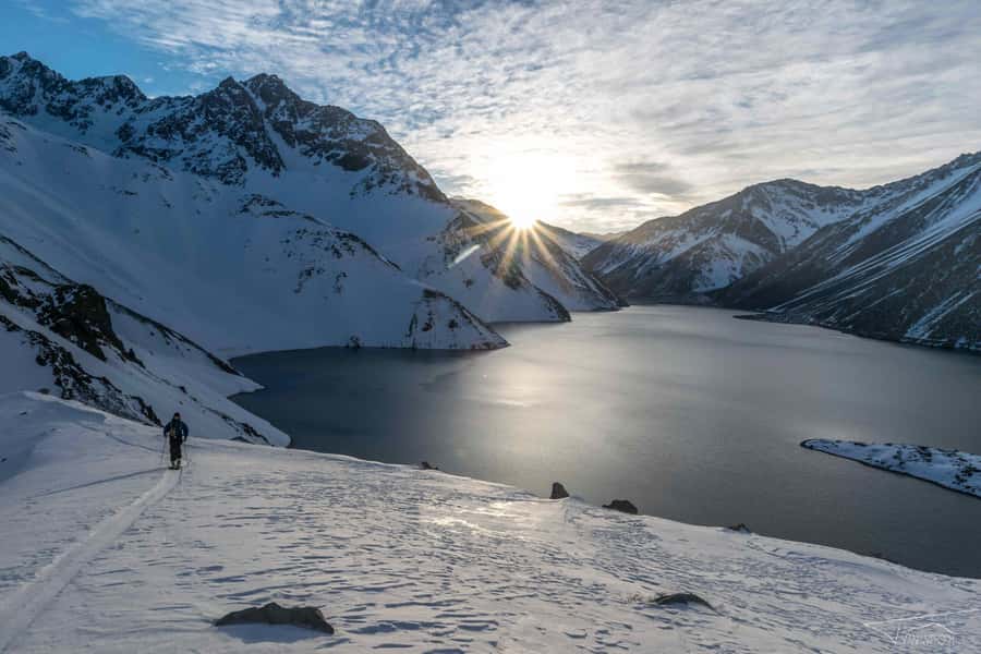 Full day reservoir of the plaster, Cajon del Maipo - The Picnic and Return Through the Canyon