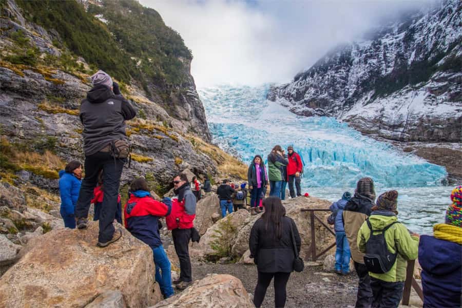 P. Natales: Balmaceda & Serrano Glaciers with Lunch & Whisky - Balmaceda Glacier from the boat