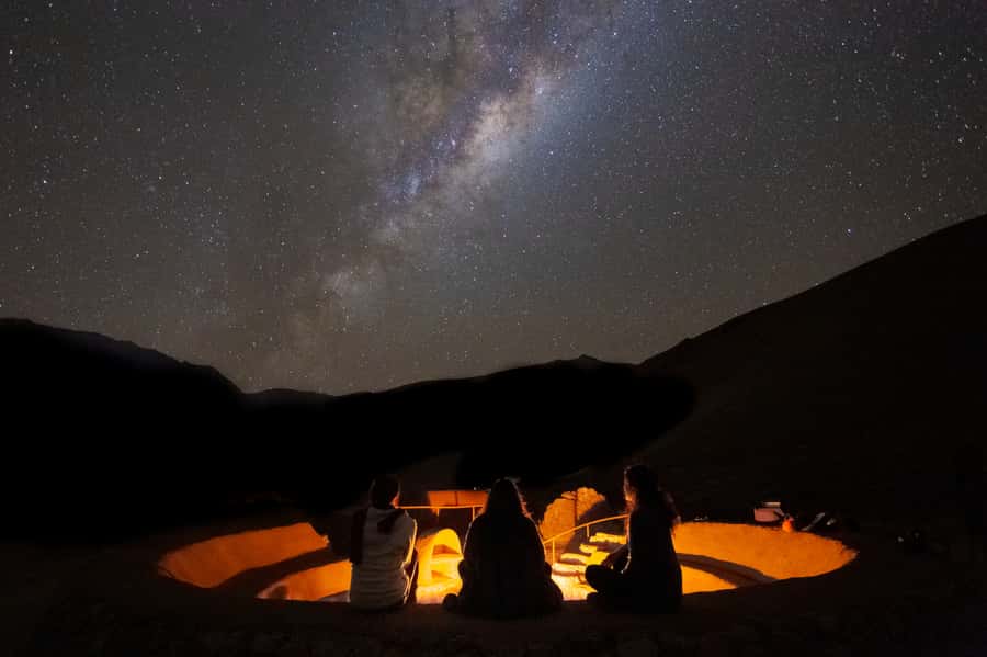 Pisco Elqui: Mountaintop Stargazing and Night Portrait - The first 15 minutes: getting oriented above town