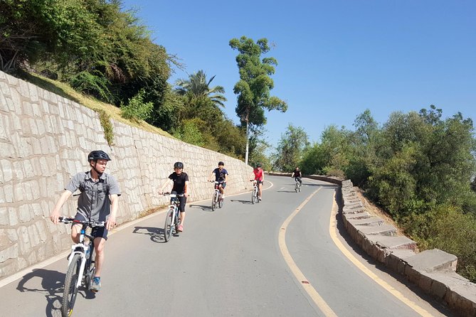 Private San Cristobal Hill & Metropolitan Park Santiago Bike Tour - Climbing San Cristóbal Hill