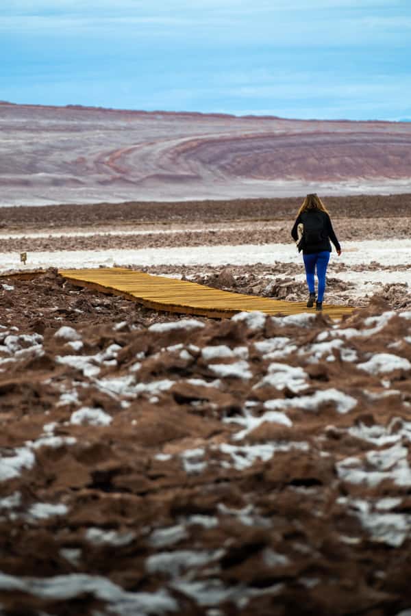 San Pedro Atacama: Baltinache Lagoons - Floating in the salty water