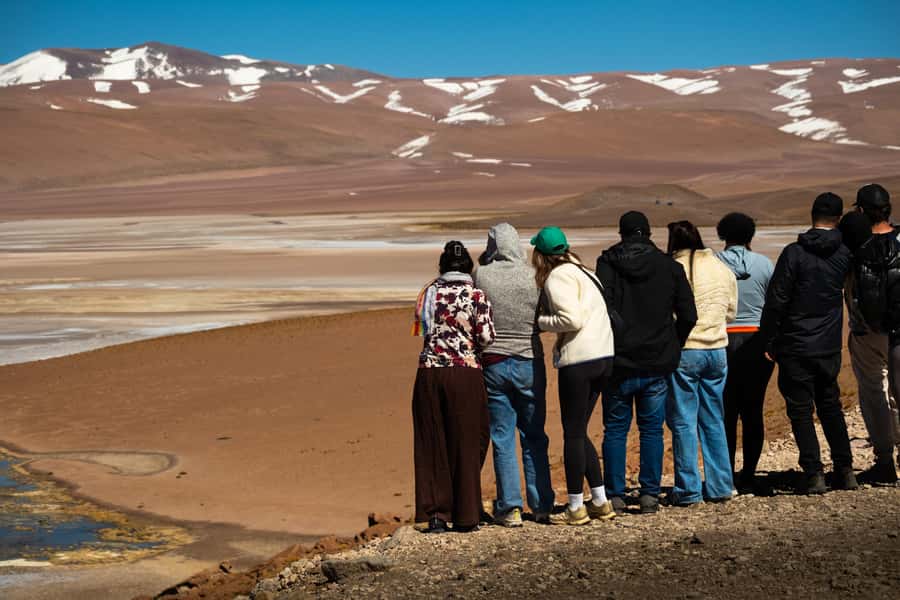 San Pedro de Atacama: Atacama Desert and Salt Flats Day Trip - Aguas Calientes and Quisquiro Salt Flats
