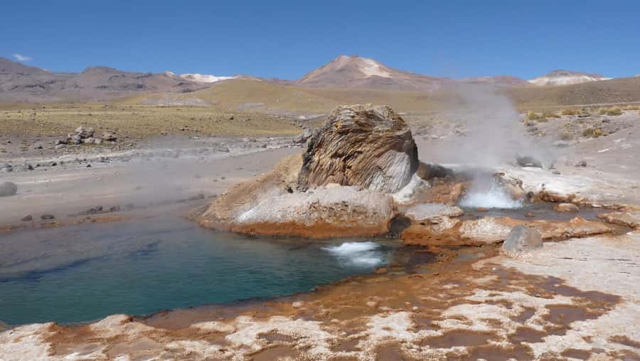 San Pedro de Atacama: Tatio Geysers and Machuca Tour - The two-hour ride from San Pedro