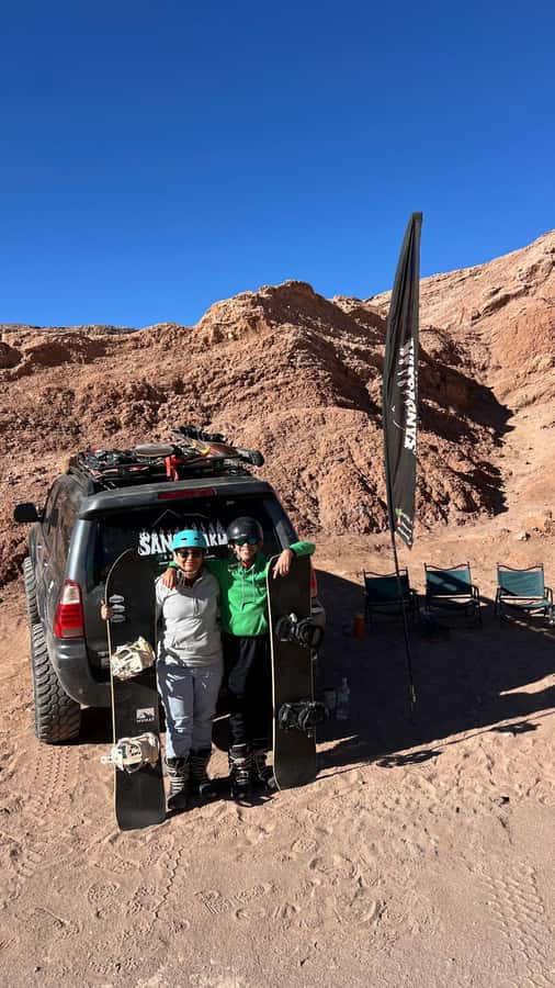 Sandboarding Tour in San Pedro de Atacama, Chile - Videos, photos, music, and the snack break