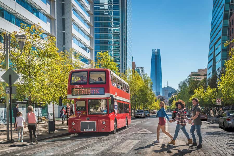 Santiago: 2-Day Hop-On Hop-Off Bus Ticket and Cable Car - Stop 1: Parque Arauco and the eastern starting point
