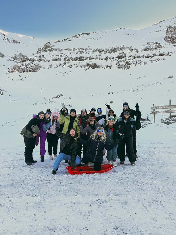Santiago: Panoramic Snow Tour in Farellones Region. - Reaching the Farellones mountains from Santiago