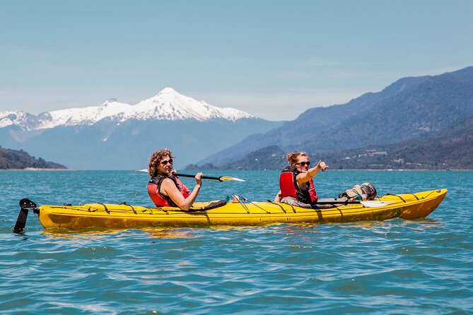 Sea Kayaking the first fjord of Patagonia - Calm water first, then the fjord opens up