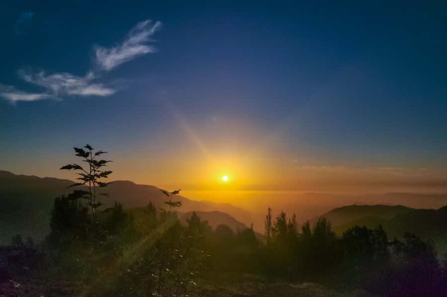 Sunset over the Andes Mountains - Key Points at a Glance