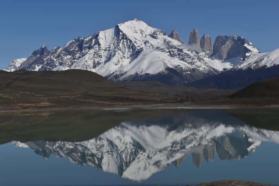 Torres del Paine: Full Day Excursion Torres del Paine + Milodon Cave. - Sarmiento Lake and the First Paine Views