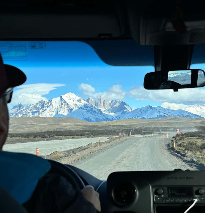 Torres del Paine: Full Day Excursion Torres del Paine + Milodon Cave. - The Early Pickup and Villa Cerro Castillo Stop