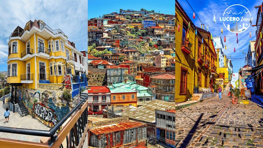Tour Valparaiso + Viña del mar - Ascensor Reina Victoria and the painted hills