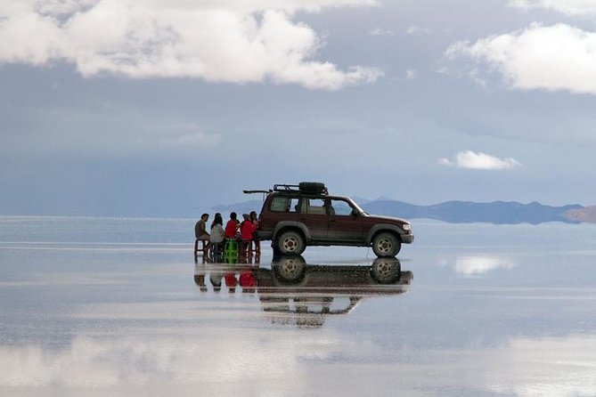 Uyuni Salt Flats 4-days tour from Atacama> private room available - Day 1: From San Pedro to red lagoons and hot springs
