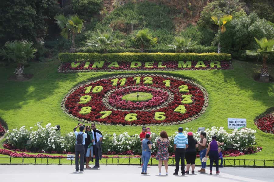 Valparaíso, Viña del Mar and Casablanca Full Day Experience - Viña del Mar begins with the Flower Clock